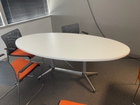 Elliptical shape conference table