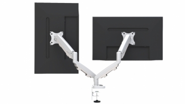 Dual monitor arms